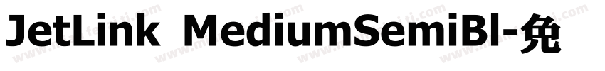 JetLink MediumSemiBl字体转换
